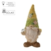 Chomik Садовая Фигурка - Гном В Плетеном Шляпе 26 x 17 x 54 См Led, GOT7386 - Home Club, зображення 4