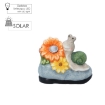 Chomik Садова Фігура - Равлик З Квіткою 16 x 9 x 14,5 См Led, GOT7843 - Home Club, зображення 7