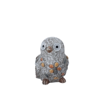 Chomik Садовая Фигурка - Птица Со Светящимися Глазами 17 x 12 x 15 См Led, GOT7881 - Home Club
