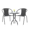Garden Line Набор Садовой Мебели «Бистро» Серый — Стол/Neo5252/ + 2 Стула/Neo6983 — 2 шт., NEO5252KPL - Home Club