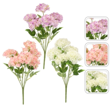 Chomik Искусственная ветка - букет гидрангеи разных цветов, HID3382 - Home Club
