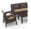 Chomik Комплект садовой мебели коричневого цвета «Santana» (2 кресла, скамейка на 2 человека), KAS0868/1 - Home Club, изображение 3