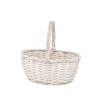 Chomik Плетений Кошик 27 x 21 x 13 См З Рукояткою - Білий, ILS9463 - Home Club