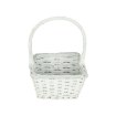 Chomik Плетений кошик 24 x 24 x 14/35 см з ручкою - білий, ILS02_8413 - Home Club