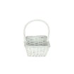 Chomik Плетений Кошик 20 x 20 x 12/30 См З Рукояткою - Білий, ILS02_8420 - Home Club