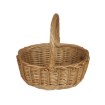 Chomik Плетеная корзина 23 x 17 x 10/21 см с ручкой - натуральная, ILS04_8451 - Home Club