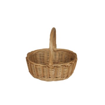 Chomik Плетеная Корзина 18 x 14 x 8/18 см С Ручкой - Натуральная, ILS04_8468 - Home Club