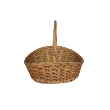 Chomik Плетеная корзина 33 x 26 x 14/30 см с ручкой - натуральная, ILS05_8482 - Home Club
