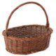 Chomik Плетений Кошик 49 x 38 x 16/42 См З Рукояткою - Брунатний, ILS06_8505 - Home Club