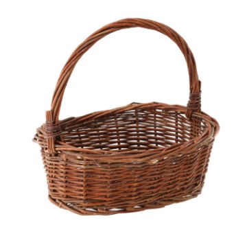 Chomik Плетеная Корзина 35 x 27 x 12/31 См С Ручкой - Бразовый, ILS06_8529 - Home Club