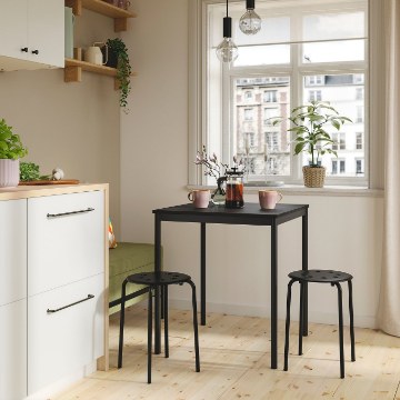 ИКЕА Стол и 2 табуретки SANDSBERG / MARIUS МАРИУС, 396.265.29 - Home Club