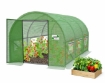 Garden Line 3-секционный садовый туннель из пленки, 3 x 2 x 2 м, зеленый, с дверью на петлях, TUN3941 - Home Club, изображение 3
