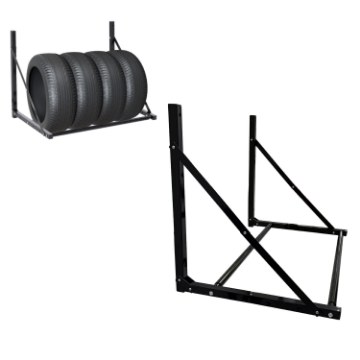 Chomik Подвесной стеллаж для шин, грузоподъемность до 100 кг, 56 x 50 x 80-120 см, REA5196 - Home Club