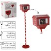 Chomik Праздничный Почтовый Ящик 27 x 20 x 150 см С Механизмом Led Красный, SOL7700 - Home Club