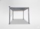 Garden Line Алюминиевая пергола для сада, серая, Led, 3 x 3 x 2,5 м, GOL0555 - Home Club