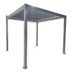 Garden Line Алюминиевая пергола для сада, серая, Led, 3 x 4 x 2,5 м, GOL0562 - Home Club, изображение 5