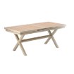 Chomik Алюминиевый садовый стол, бежевый, 180/240 x 90 x 76 см, раскладной, ATO0388 - Home Club, изображение 4