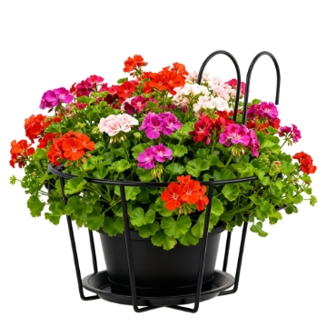 Chomik Подвесная подставка для цветочного горшка на перила 17 x 20 см, PERG-N6433 - Home Club