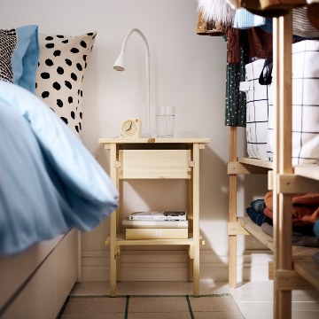 ИКЕА Прикроватный столик KRONÖREN, 006.108.07 - Home Club