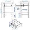 ІКЕА Нічний столик KRONÖREN, 006.108.07 - Home Club, зображення 7