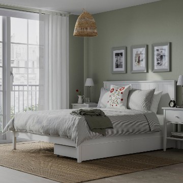 ИКЕА Рама кровати с 2 контейнерами GULLABERG, 596.147.09 - Home Club