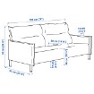 ИКЕА Трехместный диван MANNARP, 696.191.60 - Home Club, изображение 6