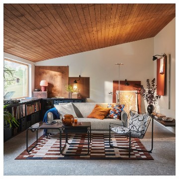 ИКЕА Ковер с коротким ворсом MARKBLÅMME, 906.257.05 - Home Club