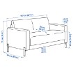 ІКЕА Диван 2-місний SALTMYRAN, 406.185.33 - Home Club, зображення 6