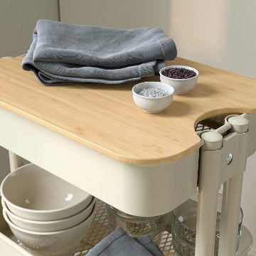 ИКЕА Тележка с крышкой RÅSKOG РОСКУГ / NORRÅVA, 296.220.94 - Home Club