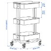 ИКЕА Тележка с крышкой RÅSKOG РОСКУГ / NORRÅVA, 296.220.94 - Home Club, изображение 3