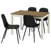 ИКЕА Стол и 4 стула ÅLHULT / NORDMANSSKÄR, 396.182.75 - Home Club