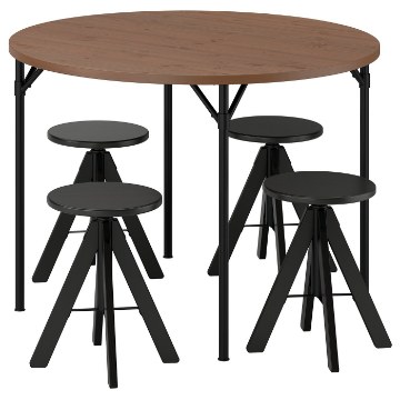 ІКЕА Стіл і 4 табурети GRÖTÅN / RUDSTORP, 996.265.88 - Home Club