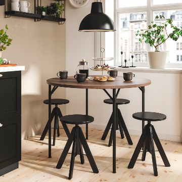 ИКЕА Стол и 4 табуретки GRÖTÅN / RUDSTORP, 996.265.88 - Home Club