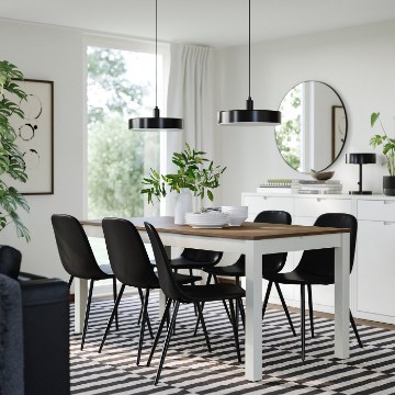 ИКЕА Стол и 6 стульев ÅLHULT / NORDMANSSKÄR, 196.182.76 - Home Club