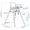 ИКЕА Стульчик для кормления SANDKATT, 606.166.46 - Home Club, изображение 7