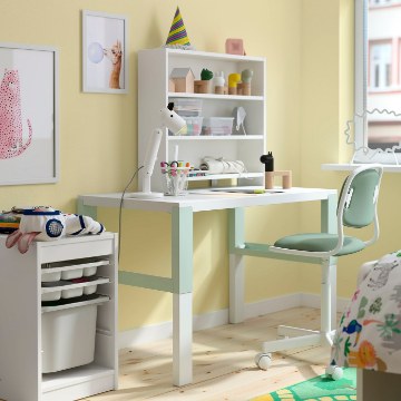 ИКЕА Письменный стол с полкой PÅHL ПОЛЬ, 296.178.13 - Home Club