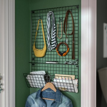 ІКЕА Стінна решітка з штангою GREJIG ГРЕЙГ, 306.107.64 - Home Club