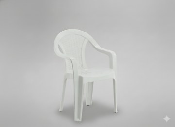 Garden Line Садовое Кресло 56 x 42 x 78 См Белое, CT010-W - Home Club
