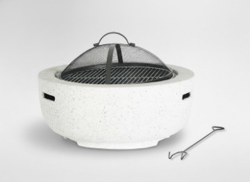 BBQ Meeting Садовое Огнище С Крышкой И Шуршалкой 60 x 60 x 42 см, BBQ0131 - Home Club