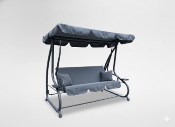 Garden Line Садовая Гайочка 210 x 120 x 170 см Антрацит С Функцией Лежанки, KRE3101 - Home Club