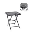 Garden Line Складной туристический стол 50 x 50 x 50 см с подставками для напитков, черный, LEZ2739 - Home Club, изображение 10
