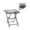 Garden Line Складной туристический стол 50 x 50 x 50 см с подставками для напитков, коричневый, LEZ2746 - Home Club, изображение 7