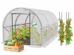 Garden Line 3-сегментний білий садовий тунель з плівки 4 x 2,5 x 2 м, TUN5590 - Home Club