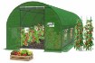 Garden Line 5-секционный садовый пленковый туннель, зеленый, 8 x 3 x 2 м, TUN5620 - Home Club