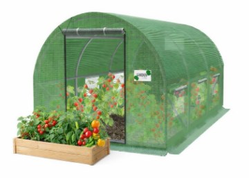 Garden Line 3-секционный садовый пленковый туннель, зеленый, New Solution, 3 x 2 x 2 м, TUN5207 - Home Club