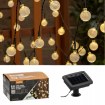 Garden Line Сонячна гірлянда для саду, довжина 2 + 7,35 м, Bubble 50 світлодіодів, теплий білий колір, SOL3767 - Home Club, зображення 2