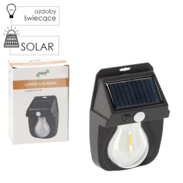 Garden Line Солнечная Лампа Led С Датчиком Движения 11 x 5,5 x 15,7 См, SOL5646 - Home Club