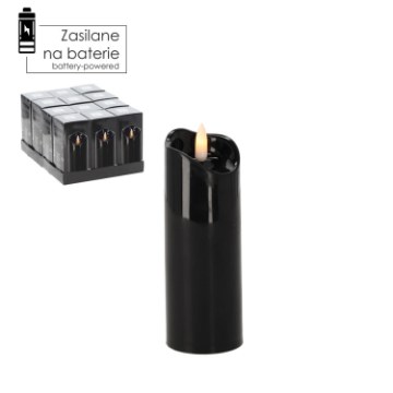 Chomik Свічка Led 5 См X 15 См Чорна, ZOZ5848 - Home Club