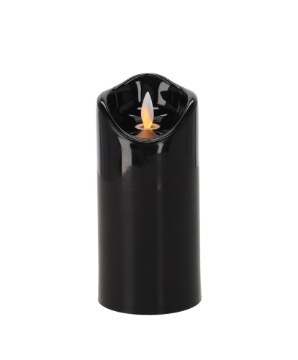 Chomik Свеча Led с подвижным пламенем 7 см x 15 см, черная, ZOZ38481 - Home Club