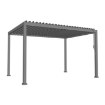 Chomik Алюмінієва садова пергола, сіра, Led, 3 x 3 x 2,5 м, VIN0623 - Home Club, зображення 4